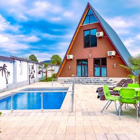 Qafqaz Family Chalet Villa Gabala Exteriör bild