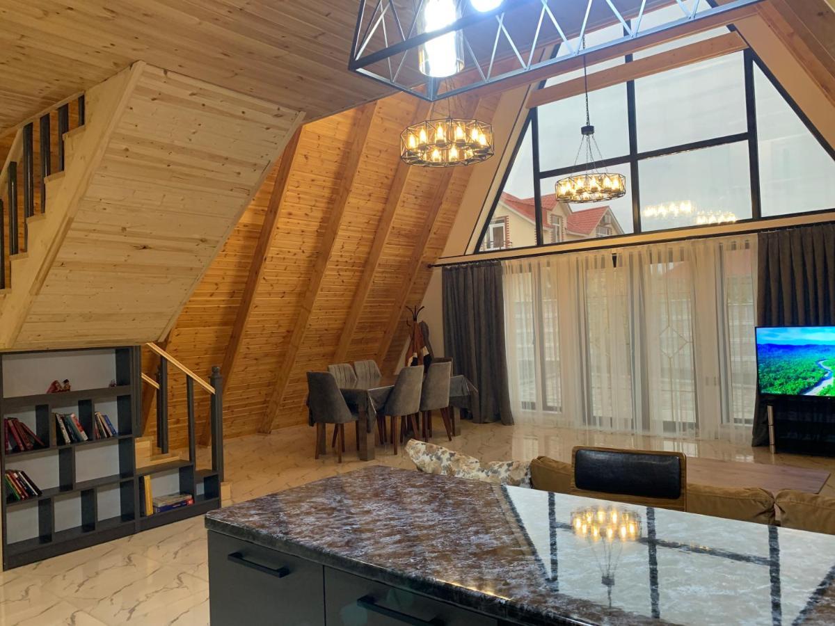 Qafqaz Family Chalet Villa Gabala Exteriör bild