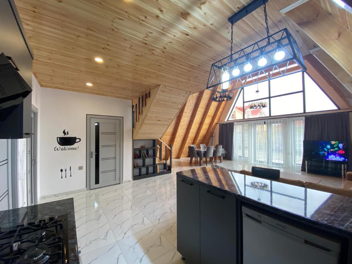 Qafqaz Family Chalet Villa Gabala Exteriör bild