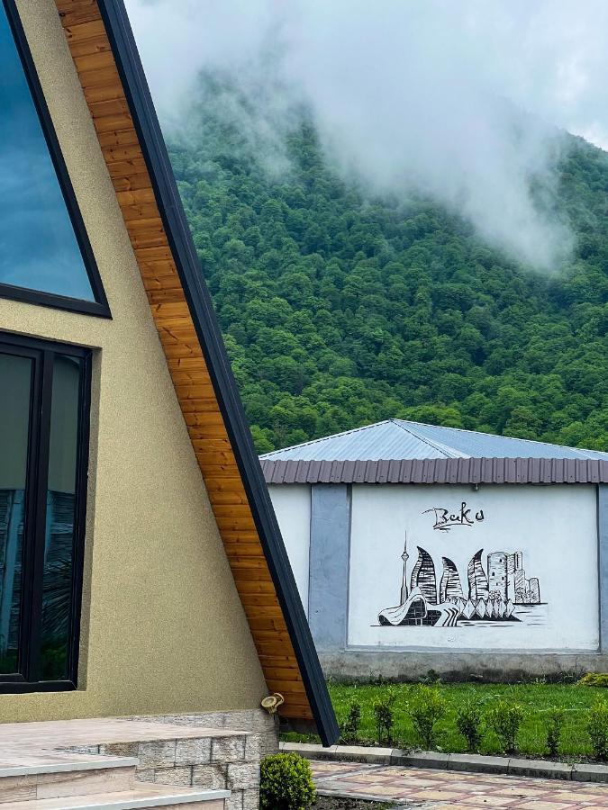Qafqaz Family Chalet Villa Gabala Exteriör bild