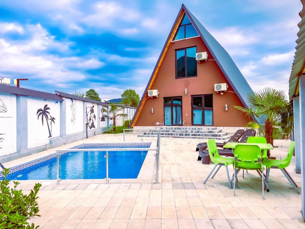 Qafqaz Family Chalet Villa Gabala Exteriör bild