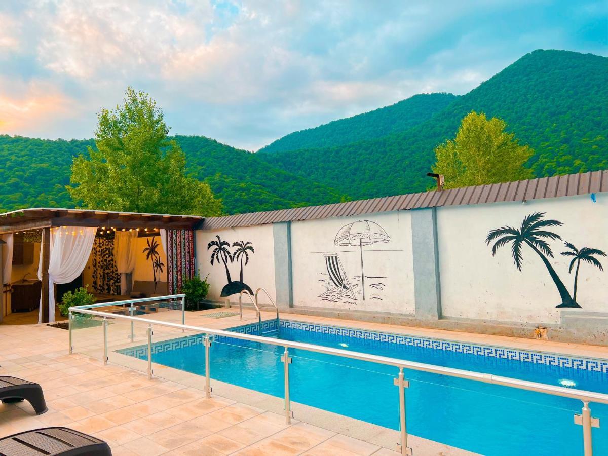 Qafqaz Family Chalet Villa Gabala Exteriör bild