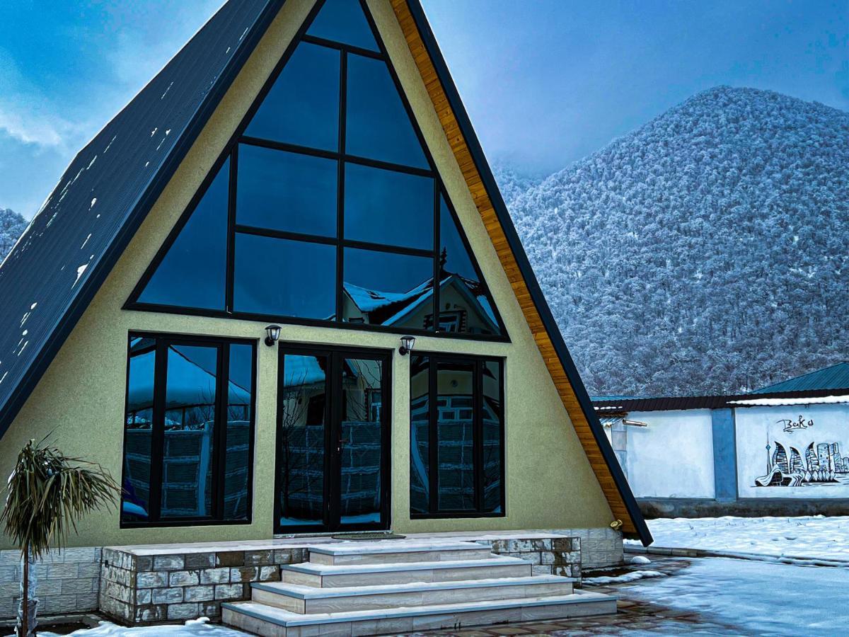 Qafqaz Family Chalet Villa Gabala Exteriör bild