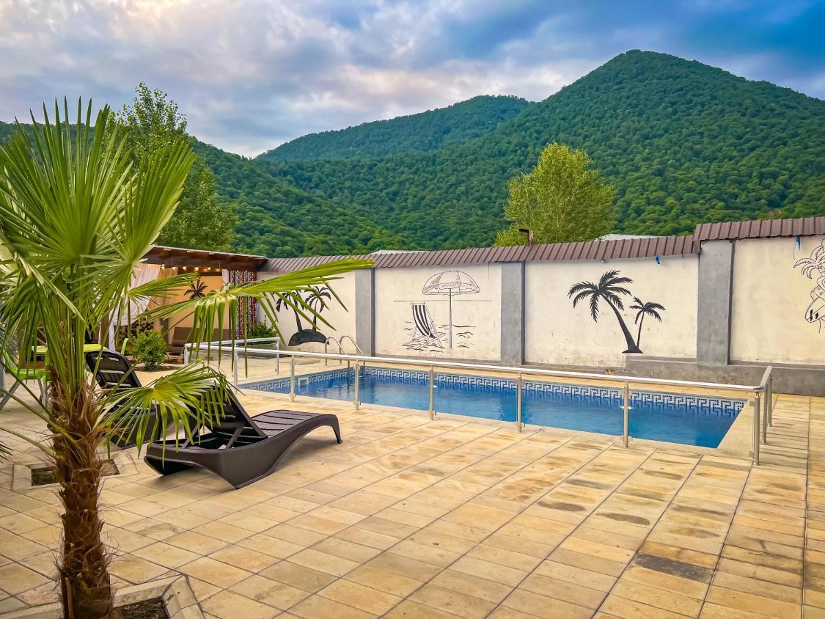 Qafqaz Family Chalet Villa Gabala Exteriör bild
